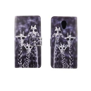 Handyh�lle Tasche f�r Handy Wiko Robby 3 Giraffen