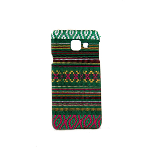 Handyhlle aus Stoff-Case fr Samsung Galaxy A3 2016 Cover Etuis Bumper Grn
