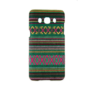 Handyh�lle aus Stoff-Case f�r Samsung Galaxy J5 2016 Cover Etuis Bumper Gr�n