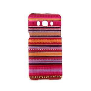 Handyh�lle aus Stoff-Case f�r Samsung Galaxy J5 2016 Cover Etuis Bumper Bunt