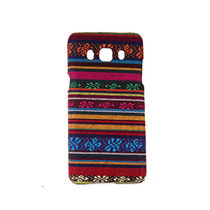 Handyh�lle aus Stoff-Case f�r Samsung Galaxy J5 2016 Cover Etuis Bumper Orange