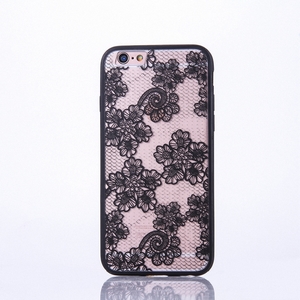 Handy H�lle Mandala f�r Apple iPhone 6 / 6s Design Case Schutzh�lle Motiv Bl�ten Cover Tasche Bumper Schwarz