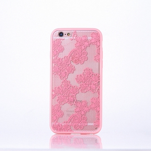 Handy Hlle Mandala fr Apple iPhone 7 Design Case Schutzhlle Motiv Blten Cover Tasche Bumper Rosa