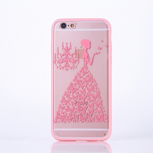 Handy Hlle Mandala fr Apple iPhone 7 Design Case Schutzhlle Motiv Schmetterling Frau Cover Tasche Bumper Rosa