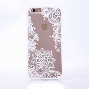 Handy H�lle Mandala f�r Samsung Galaxy J3 2016 Design Case Schutzh�lle Motiv Bl�te Cover Tasche Bumper Wei�