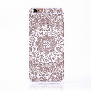 Handy H�lle Mandala f�r Huawei P9 Design Case Schutzh�lle Motiv Kreis Cover Tasche Bumper Wei�