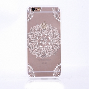 Handy H�lle Mandala f�r Huawei P9 Design Case Schutzh�lle Motiv Indianische Spitze Cover Tasche Bumper Wei�