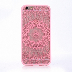 Handy H�lle Mandala f�r Huawei P9 Design Case Schutzh�lle Motiv Kreis Cover Tasche Bumper Rosa