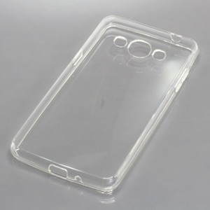 Handy H�lle TPU Schutz Case Bumper Schale f�r Samsung Galaxy J3 Emerge Transparent Neu