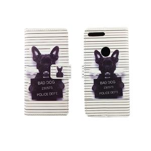 Handyh�lle Tasche f�r Handy Google Pixel B�ser Hund Wei�