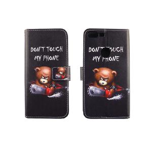 Handyh�lle Tasche f�r Handy Google Pixel XL Schriftzug B�r mit Kettens�ge