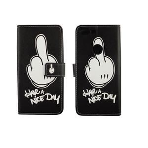 Handyh�lle Tasche f�r Handy Google Pixel XL Have A Nice Day Schwarz