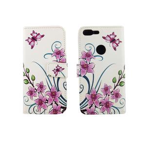 Handyh�lle Tasche f�r Handy Google Pixel XL Lotusblume