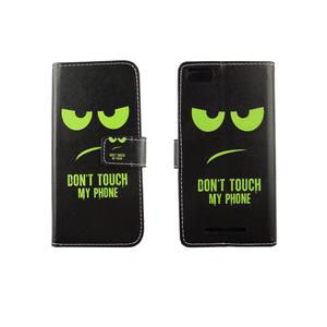  Handyhlle Tasche fr Case Handy Wiko Lenny 3 Dont Touch My Handy Grn