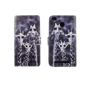 Handyh�lle Tasche f�r Handy Xiaomi Redmi 3s 3 Giraffen