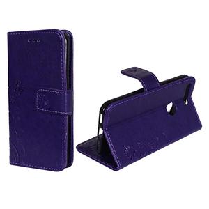 Schutz H�lle Blumen f�r Handy Google Pixel Violett