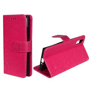 Schutz H�lle Blumen f�r Handy Sony Xperia XZ Pink