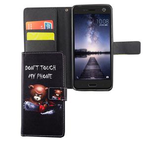 Handyh�lle Tasche f�r Handy ZTE Blade V8 Schriftzug B�r mit Kettens�ge