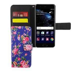 Handyh�lle Tasche f�r Handy Huawei P10 Flower Print