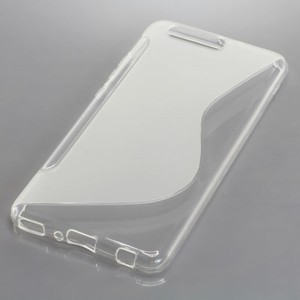 Handy Hlle TPU S-Line Schutz Case Bumper Schale fr Huawei P10 Plus Transparent