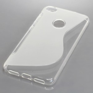 Handy H�lle TPU S-Line Schutz Case Bumper Schale f�r Huawei P8 Lite 2017 Transparent