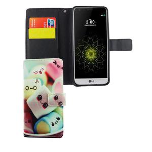Handyh�lle Tasche f�r Handy LG G6 Schriftzug Marshmallows