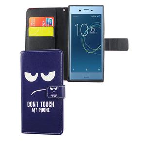 Handyh�lle Tasche f�r Handy Sony Xperia XZs Dont Touch my Phone