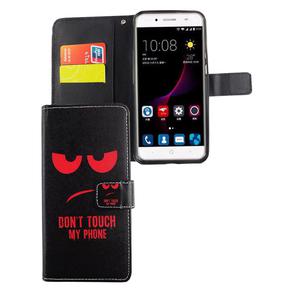Handyhlle Tasche fr Handy ZTE Blade A2 Plus Dont Touch My Phone Rot