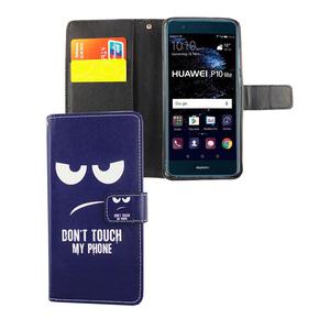 Dont Touch My Phone Handyh�lle Huawei P10 Lite Klapph�lle Wallet Case