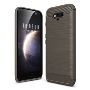 Huawei Honor Magic TPU Case Carbon Fiber Optik Brushed Schutz Hlle Grau