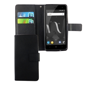 Handyh�lle Tasche f�r Wiko Jerry 2 Schwarz