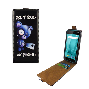 Handyh�lle Tasche Flip f�r Wiko Lenny 4 B�r mit Beil