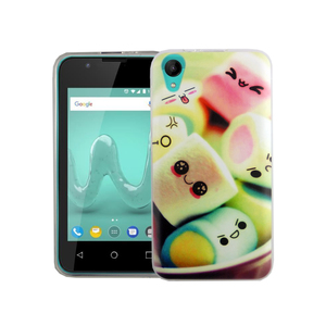 Handy Hlle fr Wiko Sunny 2 Marshmallows Smartphone Cover Bumper Schale Etuis