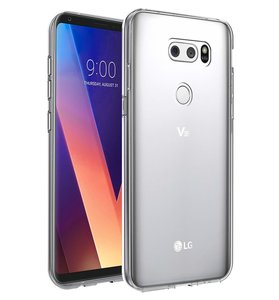 LG V30 Transparent Case Hlle Silikon