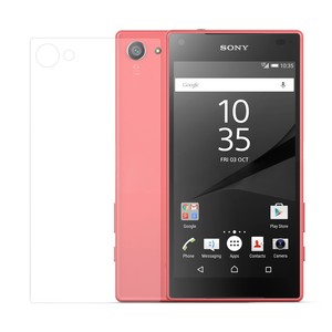 Sony Xperia Z5 Compact Panzer Schutz Glas R�ckseite Back Hinten Schutzglas Echtglas Transparent
