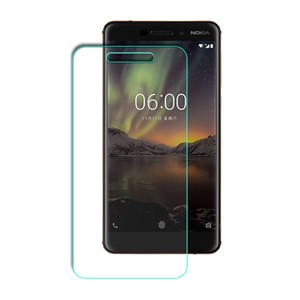 Nokia 6 2018 Displayschutzfolie 9H Verbundglas Panzer Schutz Glas Tempered Glas