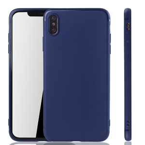 Apple iPhone XS Max Handyh�lle Schutzcase Backcover Tasche H�lle Case Etuis Blau