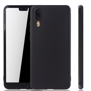 Huawei P20 Handyh�lle Schutzcase Backcover Tasche H�lle Case Etui Bumper Schwarz