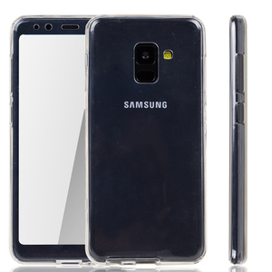 Samsung Galaxy A6 2018 Hlle Case 360 Handy Schutz Tasche Cover Full TPU Etui Transparent