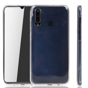 Samsung Galaxy M30 Hlle Case 360 Handy Schutz Tasche Cover Full TPU Etui Transparent