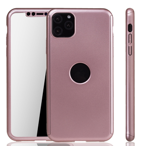 Handyh�lle Schutzh�lle f�r Apple iPhone 11 Pro Full Case Cover Displayschutz 360 Rosa