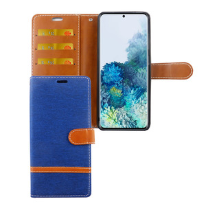 Samsung Galaxy S20 Handy H�lle Schutz-Tasche Case Cover Kartenfach Etui Wallet Blau