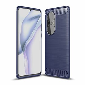  Handyh�lle Schutzh�lle Huawei P50 Pro Case Cover Carbon Bumper Blau