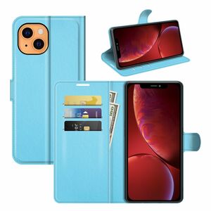 Apple iPhone 13 Handyh�lle Schutztasche Case Cover Klapptasche Blau