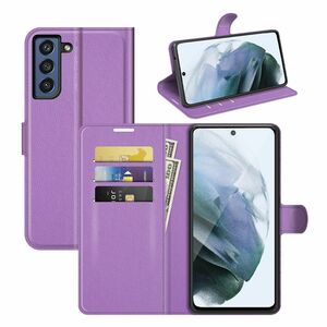 Samsung Galaxy S21 FE Handyh�lle Schutztasche Wallet Cover 360 Case Etuis Violett