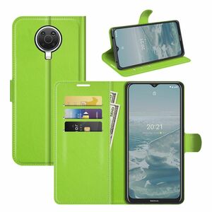 Nokia G10 / G20 Handyh�lle Schutztasche Wallet Cover 360 Case Etuis Gr�n