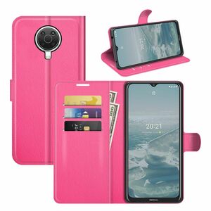 Nokia G10 / G20 Handyh�lle Schutztasche Wallet Cover 360 Case Etuis Rosa
