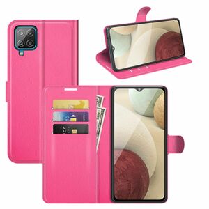 Samsung Galaxy A22 4G Handyh�lle Schutztasche Wallet Cover 360 Case Etuis Rosa