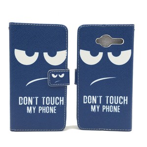 Handyh�lle Tasche f�r Handy ZTE Blade L3  Dont Touch my Phone
