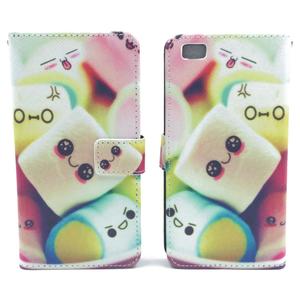 Handyh�lle Tasche f�r Handy Huawei P8 Lite  Marshmallows